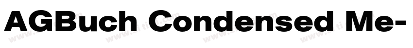 AGBuch Condensed Me字体转换